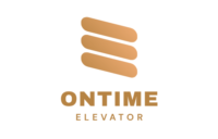 ontime elevator reliable motion logo concepts